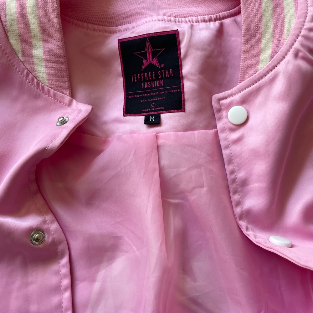 Jeffree Star Satin Bomber Jacket - Picture 3 of 3
